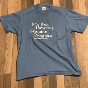 Vintage anvil NYU program shirt